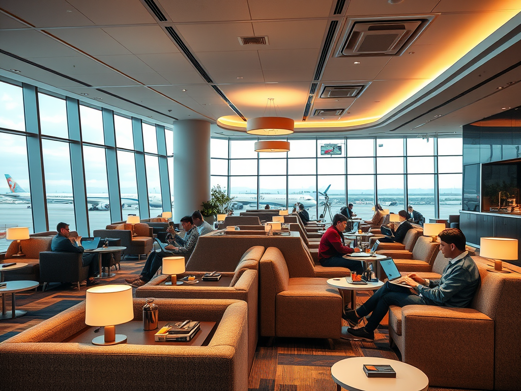 Enjoying an Airport Lounge with Priority Pass Access